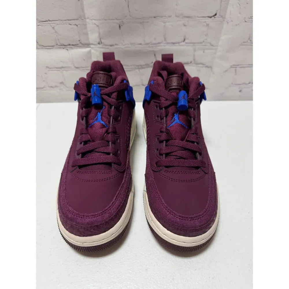 Nike Air Jordan Spizike Low GS Bordeaux Hyper Royal Sail Kids size 6.5Y NIB - Picture 3 of 11